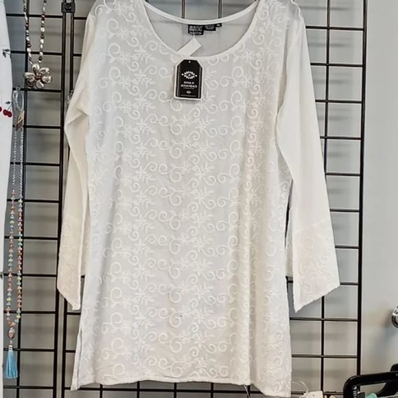 ANANDAS COLLECTION TUNIC TOP - Picture 1 of 4